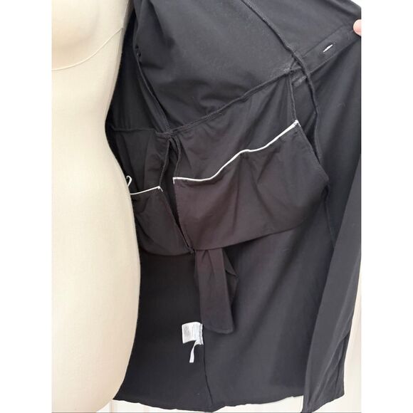 Brobe Womens Post Surgery Mastectomy Bra Breast Cancer Recovery Robe Black Large - Picture 4 of 6